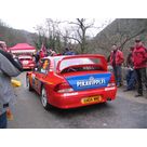 Lancer WRC vue de derri&egrave;re