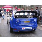 Ford Focus WRC de Marcus vue de derri&egrave;re