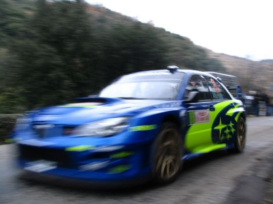 Effet de vitesse sur Subaru Impreza WRC