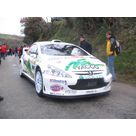 Le r&eacute;gional de l'&eacute;preuve, JM Cuoq avec sa 307 WRC