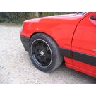 Les slicks et le freinage Brembo 4 pistons