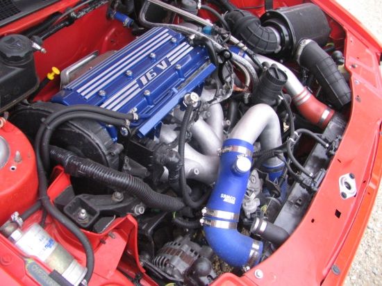 309 T16  - d&eacute;tail du moteur
