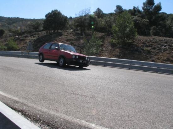 Golf une papatte en l'air