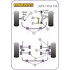 Silentbloc moteur Powerflex pour Alfa 156/166 (2 par voiture, V6 uniquement) - image 1