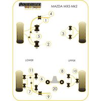 Silentbloc de ligne d'&eacute;chappement Powerflex - image 5