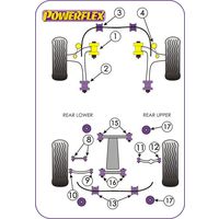 Silentbloc de ligne d'&eacute;chappement Powerflex pour Subaru - image 2