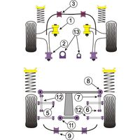 Silentbloc de ligne d'&eacute;chappement Powerflex pour Subaru - image 3
