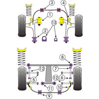 Silentbloc de ligne d'&eacute;chappement Powerflex pour Subaru - image 4