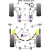 Silentbloc arri&egrave;re de triangle inf&eacute;rieur Powerflex BMW E30-E36 - image 1