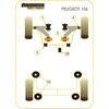 Silentbloc anti-couple Powerflex 106/Saxo (Compétition diam 65mm) - image 2