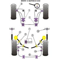 Montage sur BMW - 3 Series   E30 3 Series (1982 - 1991) (Ref 6)
