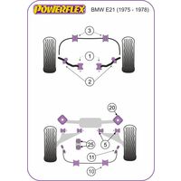 Silentbloc de bras arri&egrave;re Powerflex pour BMW E30 - image 1