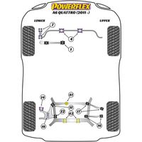 Montage sur Audi - A6 / S6 / RS6 (2011 - ) A6 Quattro (2011 - ) (Ref 4)