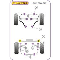 Silentbloc de Barre anti-roulis arri&egrave;re Powerflex 19mm - image 2