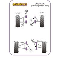 Montage sur Caterham - 7 CSR with Ind. Rear Susp (2005 on)  (Ref 2)