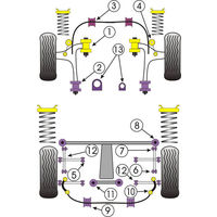 Montage sur Subaru - Impreza Models Impreza Turbo, WRX & STi GD,GG (2000 - 2007) (Ref 13)