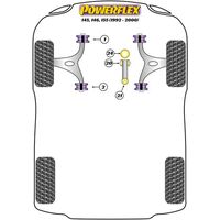 Silentbloc de support moteur  (moteur/stabilisateur) Powerflex - Alfa Romeo - image 1