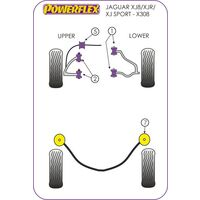 Silentbloc de triangle sup&eacute;rieur avant Powerflex - Jaguar - image 1