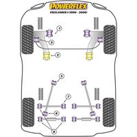 Silentbloc de barre anti-roulis avant en 21mm Powerfles pour Freelander - image 1