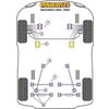 Silentbloc de barre anti-roulis avant en 21mm Powerfles pour Freelander - image 1