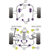 Montage sur Subaru - Forester Models Forester SH (05/2008 - ) (Ref 3)