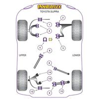 Montage sur Toyota - Supra 4 JZA80 (1993-2002)  (Ref 3)