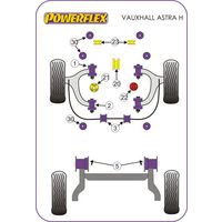 Montage sur Vauxhall / Opel - ASTRA MODELS Astra MK5 - Astra H (2004-2010) (Ref 1)