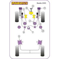 Montage sur Volkswagen - New Beetle & Cabrio (1998-2011) New Beetle & Cabrio 2WD (1998-2011) (Ref 2)