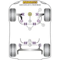 Silentbloc int&eacute;rieur avant pour triangle avant Powerflex - VAG (diam 45mm) - image 3