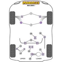 Silentbloc int&eacute;rieur avant pour triangle avant Powerflex - VAG (diam 45mm) - image 5