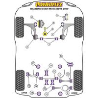 Montage sur Volkswagen - GOLF MODELS Golf MK6 5K (2009-2012) (Ref 3)