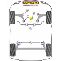 Silentbloc arri&egrave;re de triangle avant Powerflex - VAG - image 1
