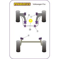 Silentbloc de barre anti-roulis avant en 19mm Powerflex - VAG - image 5