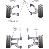 Montage sur Ferrari - 355 (1994-1999)  (Ref 7)