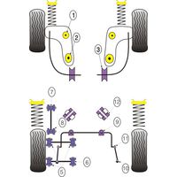 Montage sur Ford - Escort Models  Escort MK5,6 RS2000 4X4 1992-96 (Ref 7)