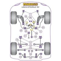 Montage sur Lancia - Integrale 16v (1989-1994)  (Ref 11)