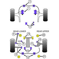 Montage sur Subaru - Impreza Models Impreza WRX & STi GJ,GP (2011-2015) (Ref 6)