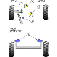 Montage sur Suzuki - Swift Sport (ZC31S) (2007 - 2010)  (Ref 6)