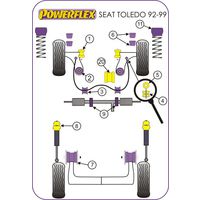 Silentbloc de train arri&egrave;re Powerflex - VAG - image 1