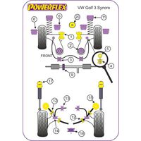 Montage sur Volkswagen - GOLF MODELS Golf Mk3 (1992 - 1998) (Ref 14)