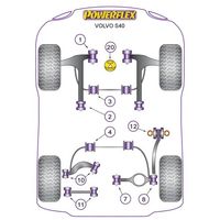 Insert pour support moteur inf&eacute;rieur Powerflex - Ford Focus II - image 3