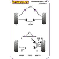 Silentbloc de bras avant sur ch&acirc;ssis Powerflex - BMW E60/E61 berline et break - image 1