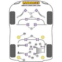 Silentbloc de bras avant sur ch&acirc;ssis Powerflex - BMW E60/E61 berline et break - image 3