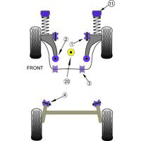Silentbloc arri&egrave;re de bras avant Powerflex - VAG - image 3