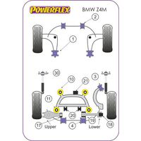 Montage sur BMW - Z Series  Z4 E85, E86 (2003-2009) (Ref 20)