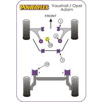 Montage sur Vauxhall / Opel - Adam (2012-)  (Ref 10)