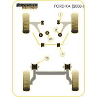 Montage sur Ford - KA Models KA (2008-) (Ref 20)