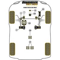 Petit silentbloc de support moteur inf&eacute;rieur Powerflex - Ford Focus II RS et ST (Comp&eacute;tition) - image 4