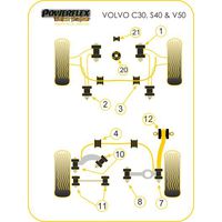 Montage sur Volvo - V50 (2004 onwards)  (Ref 20)