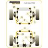Montage sur Audi - Coupe Quattro (1985-1996) Quattro (1980-1991) Quattro Sport (1984-1985)  (Ref 2)